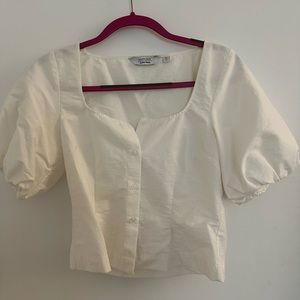 White cotton bottom up top